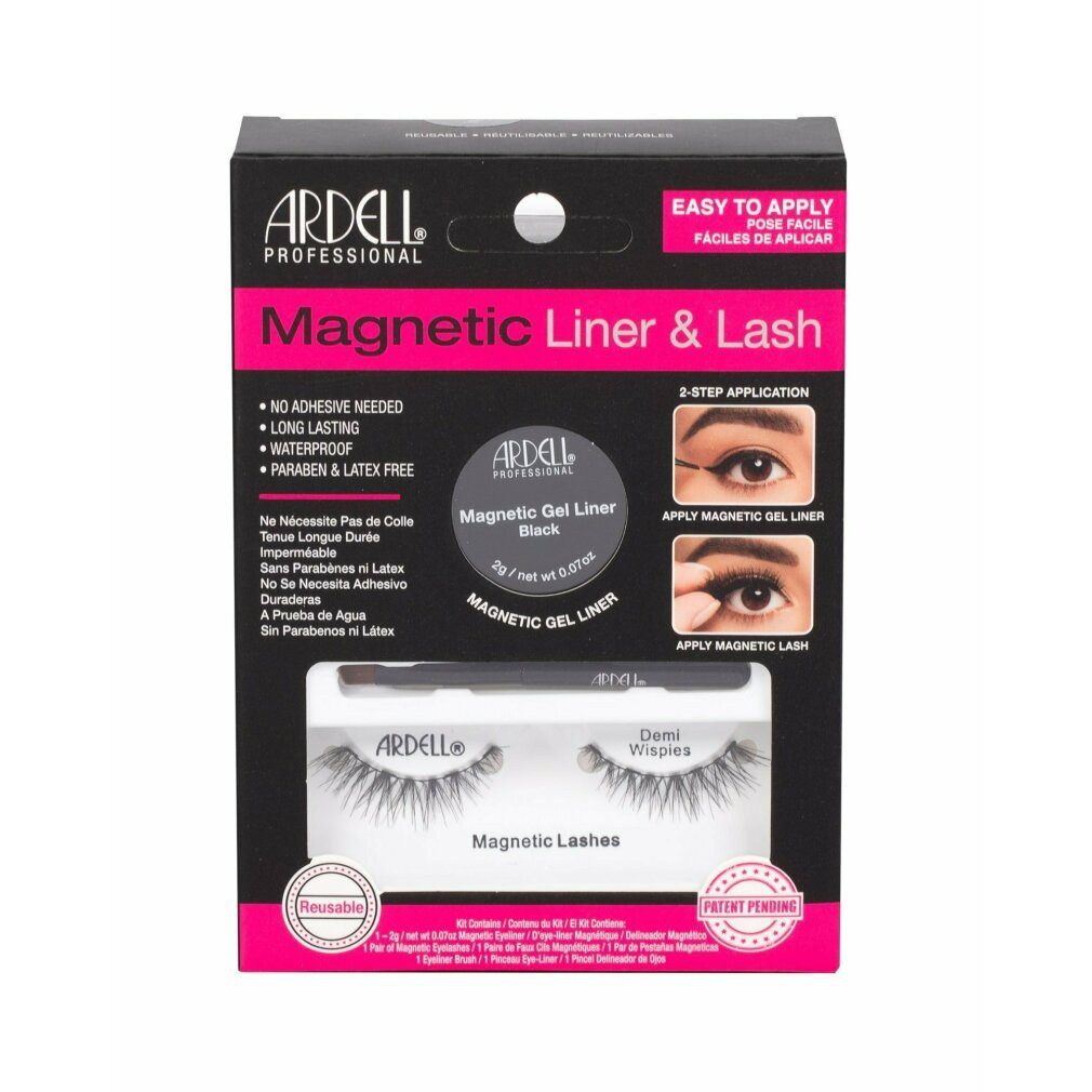 ARDELL Einzelwimpern Ardell Magnetic Liner & Lash False Eyelashes Demi Wispies