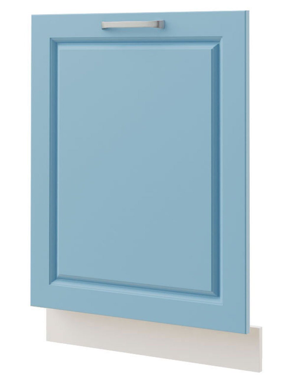 Reguläre Ware 2024 Feldmann-Wohnen Sockelblende Pescara, 60cm Grigio scuro Front- 0241 Sockelfarbe und wählbar vollintegriert azzurro