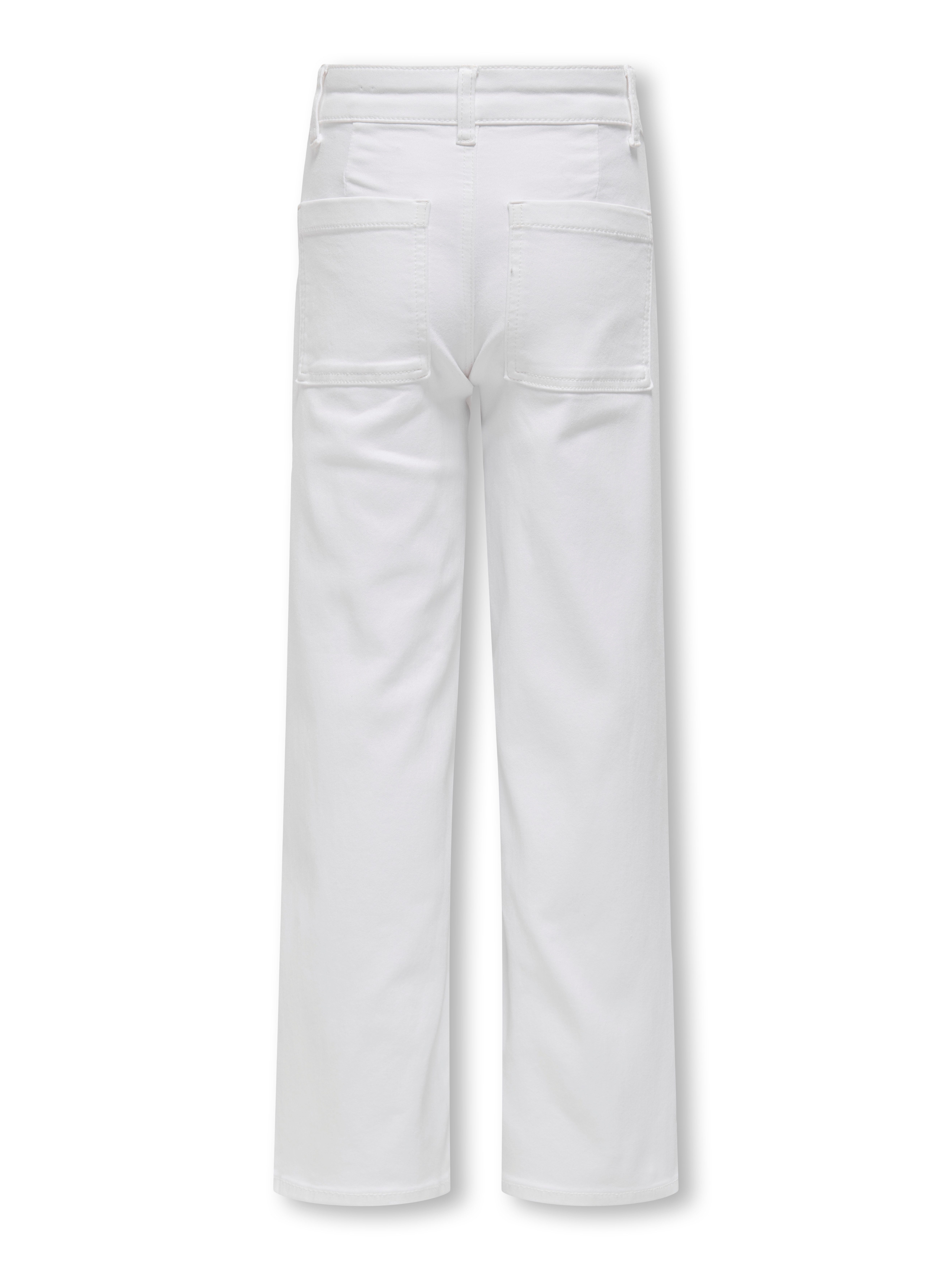 KIDS ONLY Weite Jeans KOGSYLVIE CLEAN WIDE LEG WHITE PIM NOOS