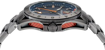 Versace Quarzuhr SPORT TECH GMT, VE2W00422, Armbanduhr, Herrenuhr, Saphirglas, Datum, Swiss Made, Leuchtzeiger