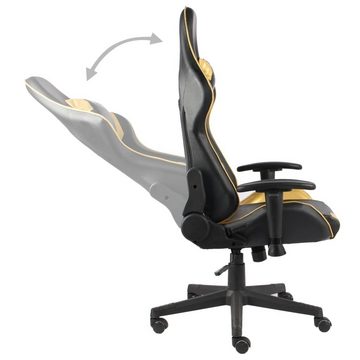 möbelando Gaming-Stuhl 3005458 (LxBxH: 69x68x133 cm), in Gold und Schwarz