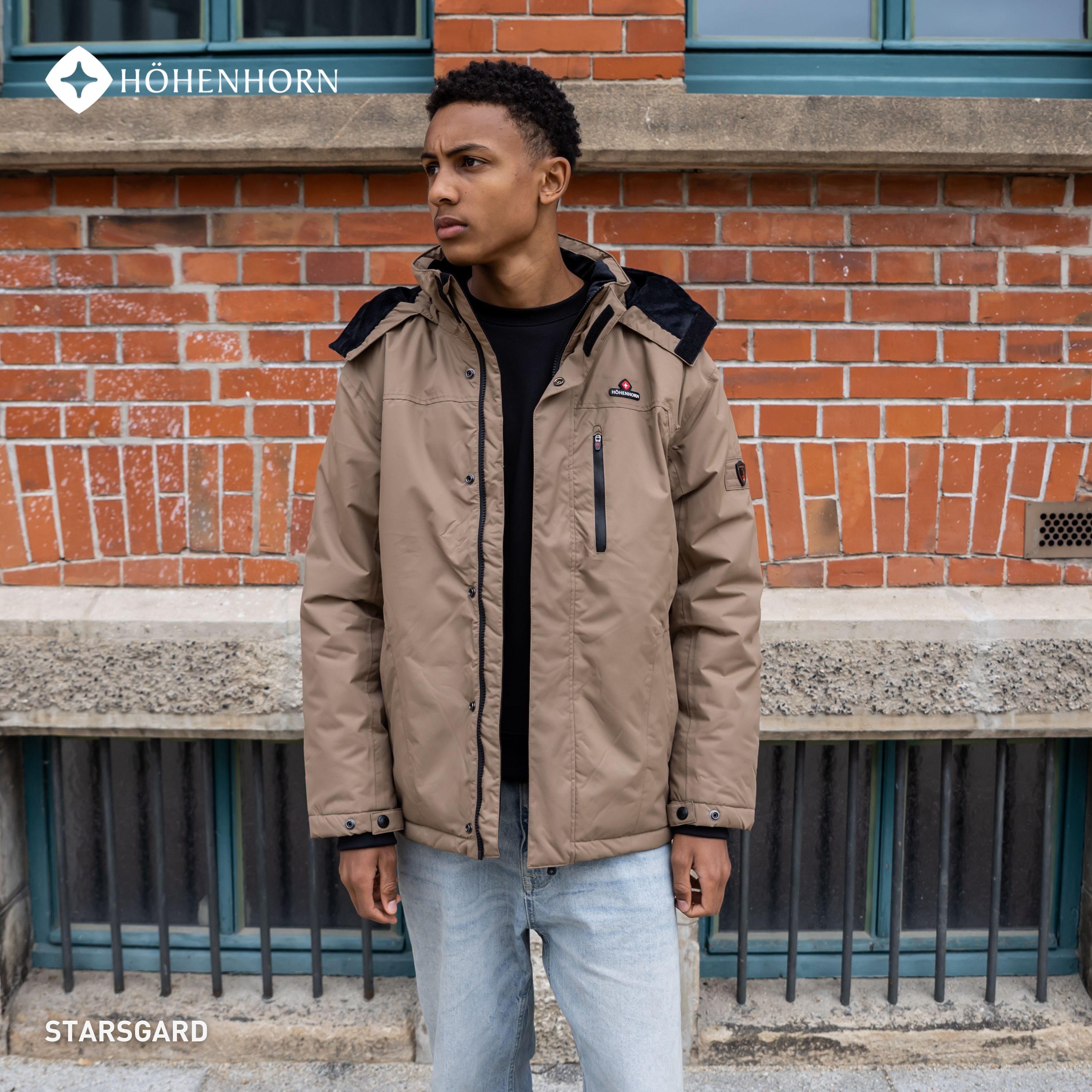 Höhenhorn Winterjacke Starsgard Herren Jacke für Männer Wasserdicht Atmungsaktive