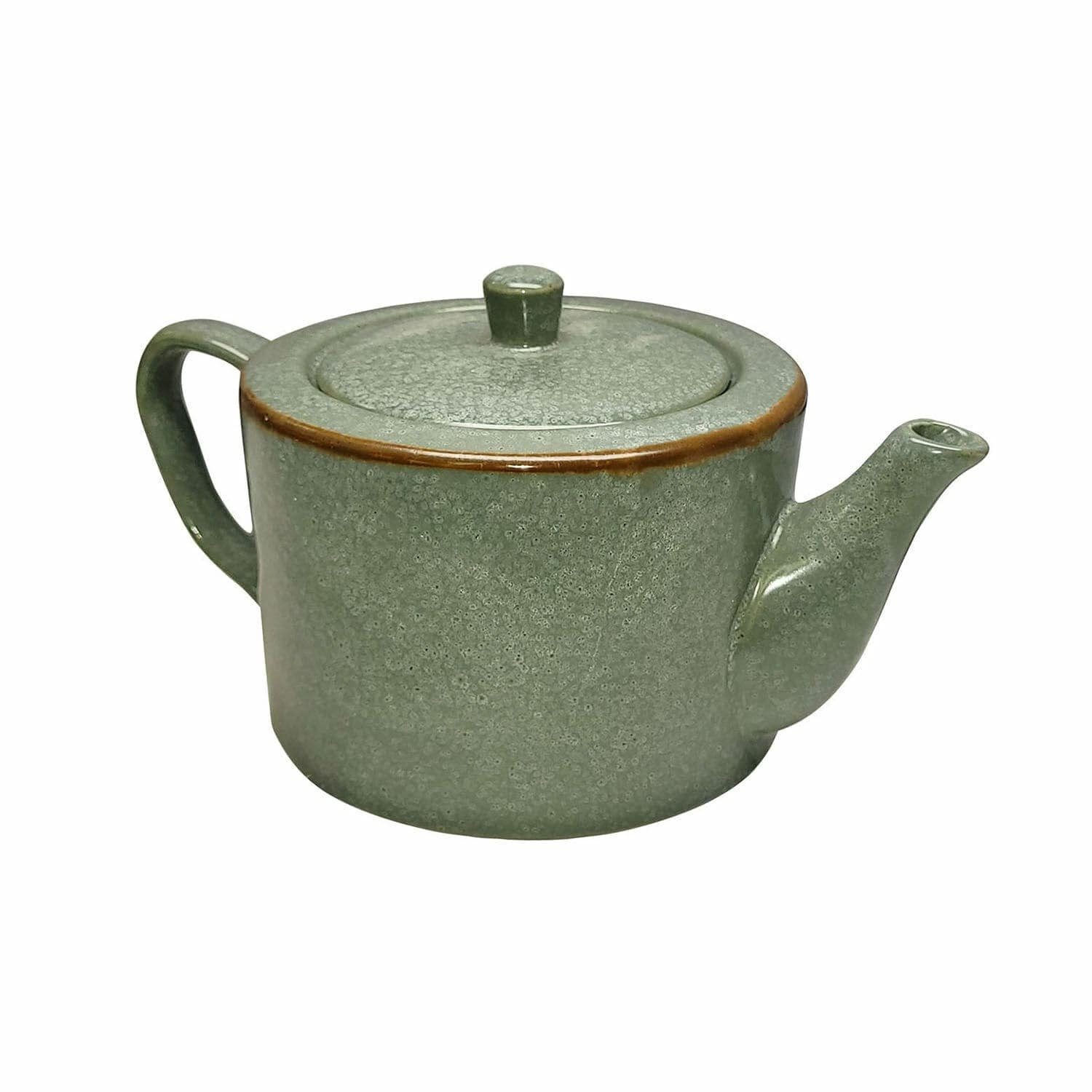 Mirabeau Geschirr-Set Teekanne Biarré türkis/braun, Steinzeug