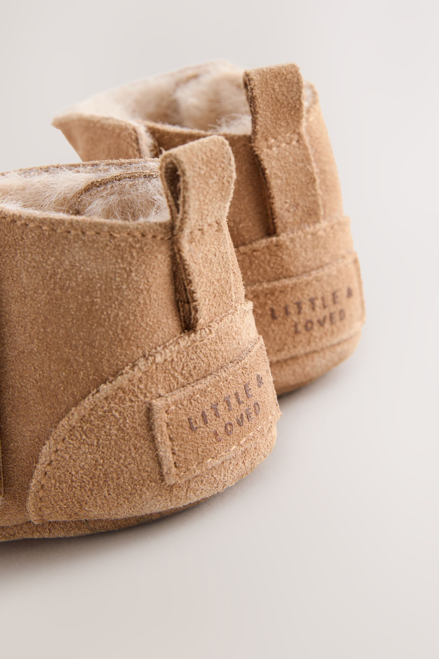 Next Baby Veloursleder-Schlupfstiefel Babystiefel (1-tlg)