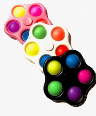 soma Fidget-Gadget Simple Dimple Spiner weiß Fidget Spinner Toy Antistress Spielzeug