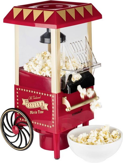 KORONA Popcornmaschine Korona 41100 Popcorn-Maker Rot, Schwarz, Gold