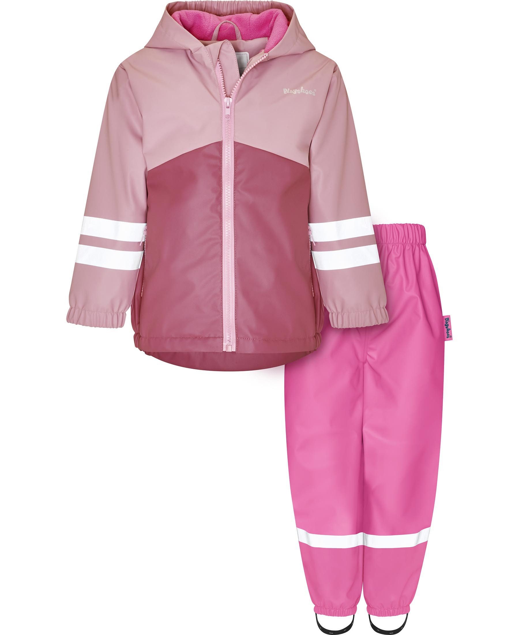 Playshoes Regenoverall Regen-Anzug mit Fleece-Futter/Halbhose