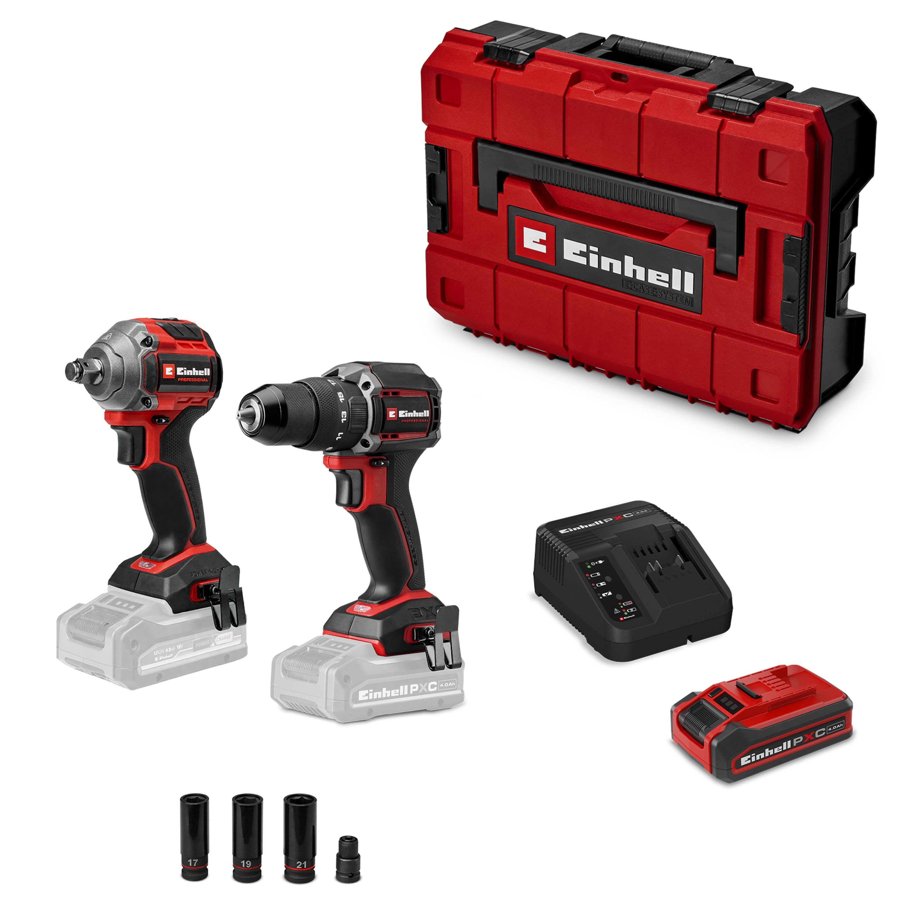 Einhell Akku-Schlagbohrschrauber TP-CD 18/70-C+TP-CW 260-C Kit