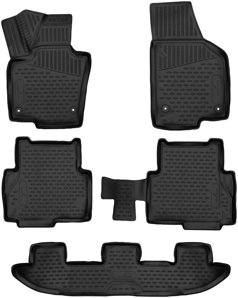 WALSER Passform-Fußmatten XTR (4 St), für VW Sharan/Seat Alhambra 06/2010 -  Heute