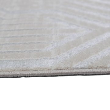 Teppich Schlichter Orientteppich - modernes Design - in creme, Carpetia, rechteckig, Höhe: 8 mm