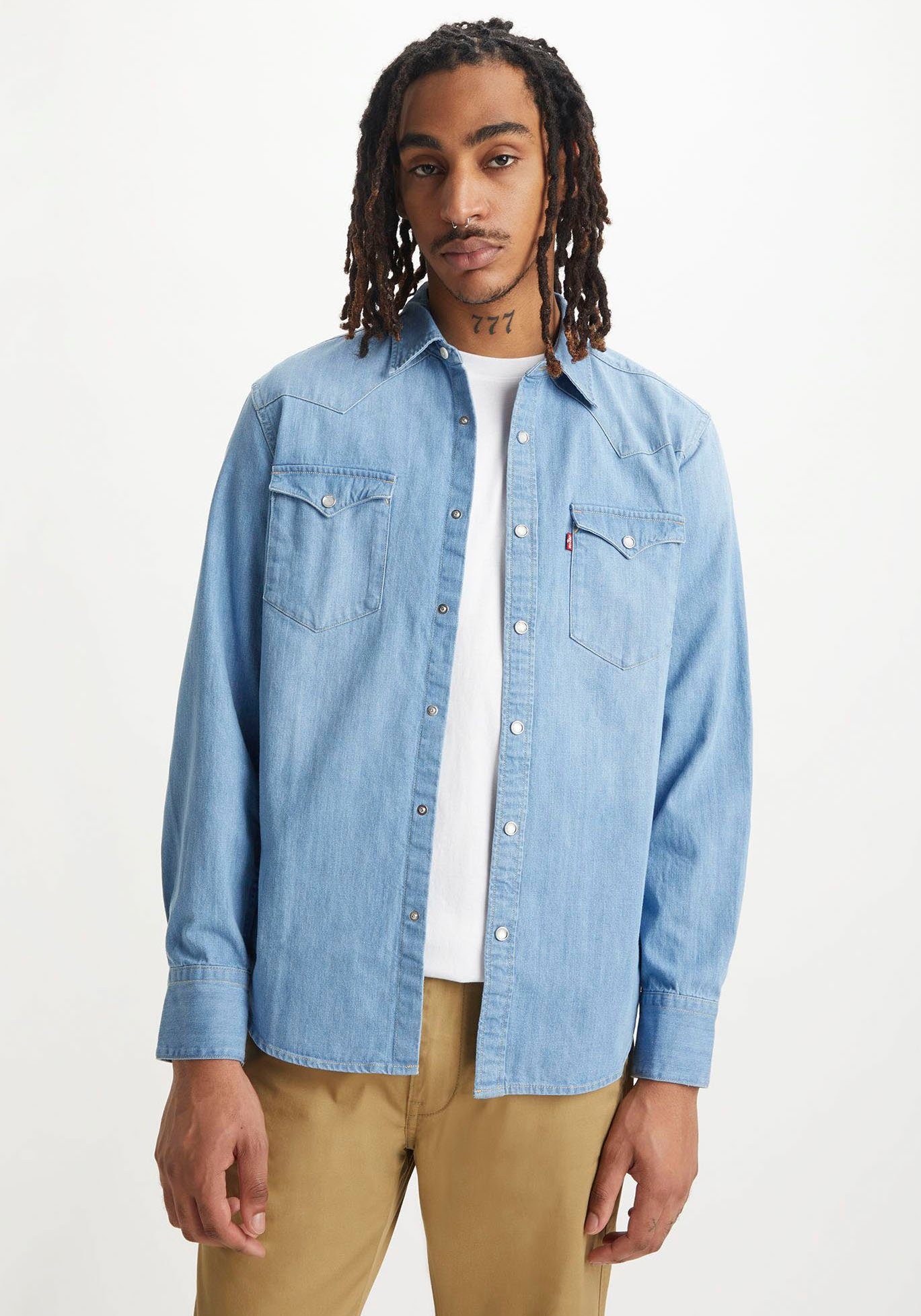 Levi's® Jeanshemd LE BARSTOW WESTERN STAND mit Brusttaschen günstig online kaufen