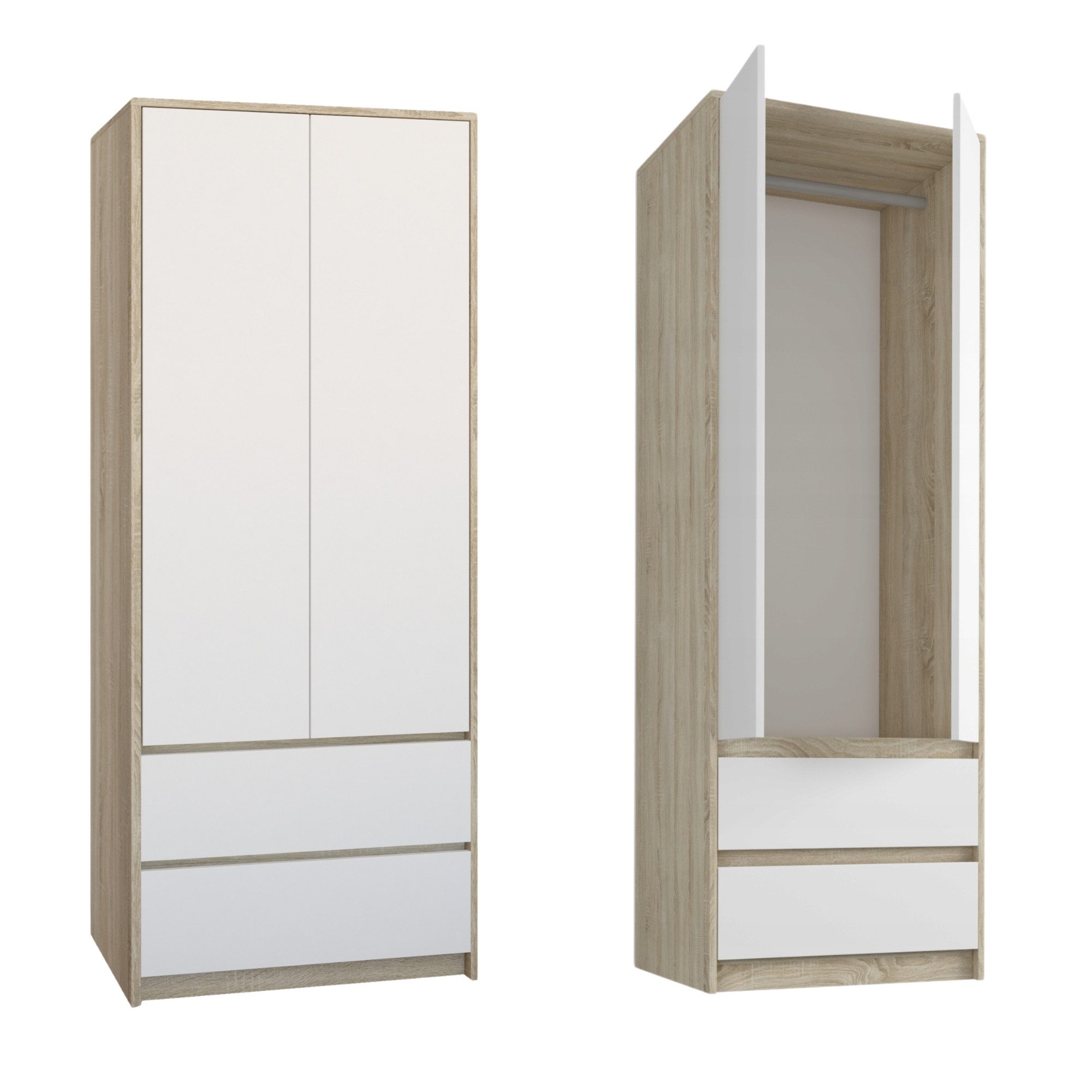 Home Collective Kleiderschrank Moderner schrank mit günstig online kaufen
