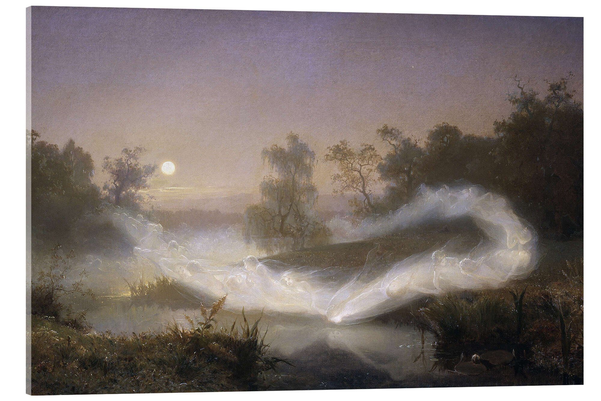 Posterlounge Wandbild Tanzende Feen, August Malmström, erhältlich als Poster, Leinwandbild, Wandsticker oder Acrylglasbild