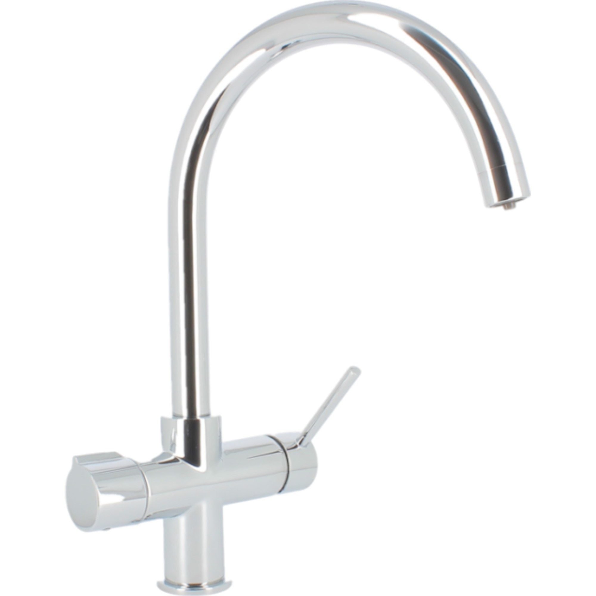 Thumbnail - BieTal Küchenarmatur Wasserhahn Küche Armatur BieTal® BT-504 5-Wege C-Auslauf Mischbatterie Kaltwasser & Warmwasser & fi...