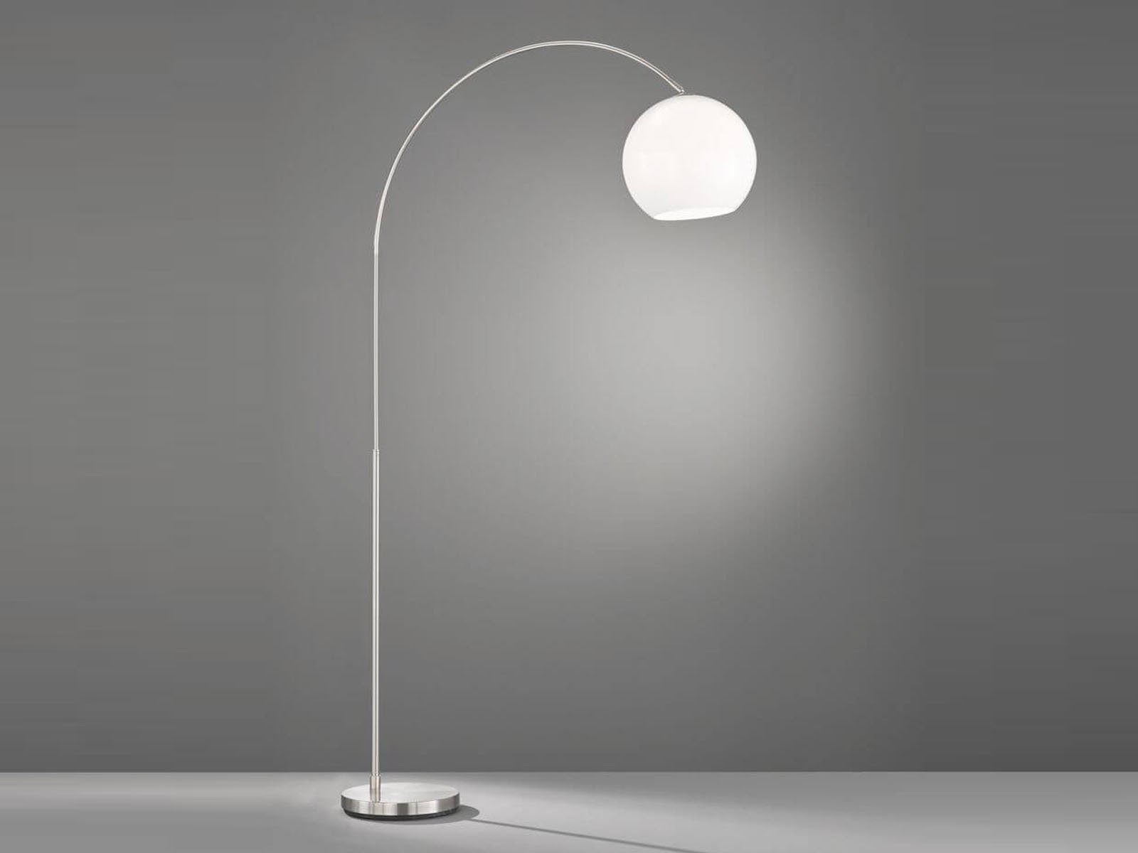 FHL easy! LED Stehlampe, Designklassiker Bogenstehlampe mit Lampenschirm  Weiß verstellbar für über Esstisch & Couchtisch Wohnzimmer online kaufen |  OTTO