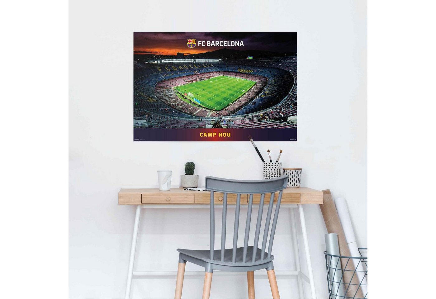 Reinders! Poster »Barcelona - Camp Nou Fußball - Stadion - Spanien«, (1 Stück)-HomeTrends