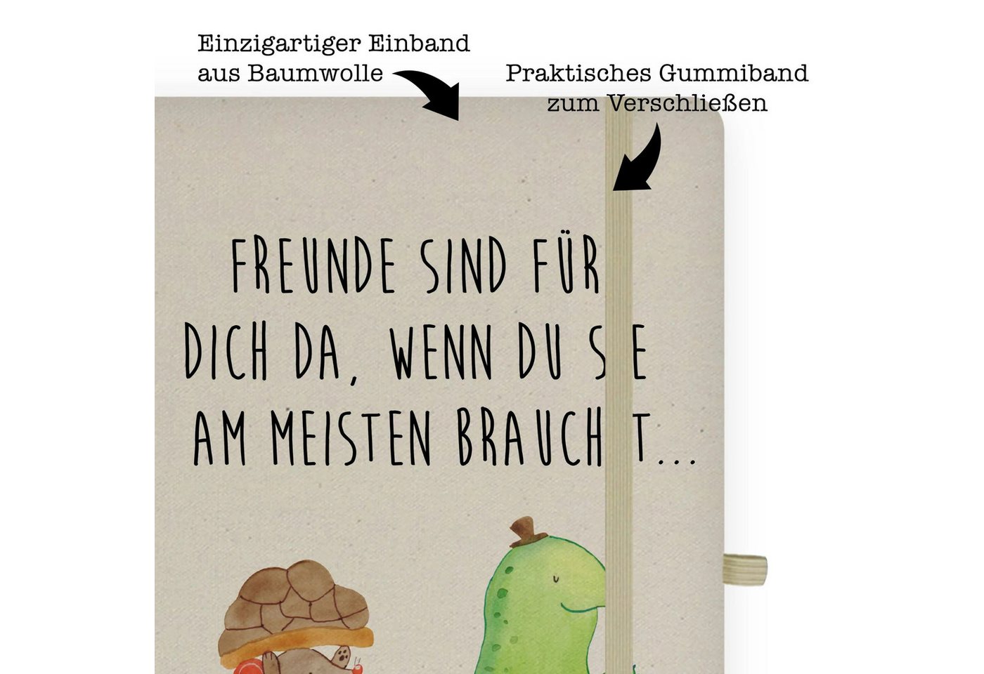 Thumbnail - Mr. & Mrs. Panda Notizbuch Mr. & Mrs. Panda, Flexible Nutzung