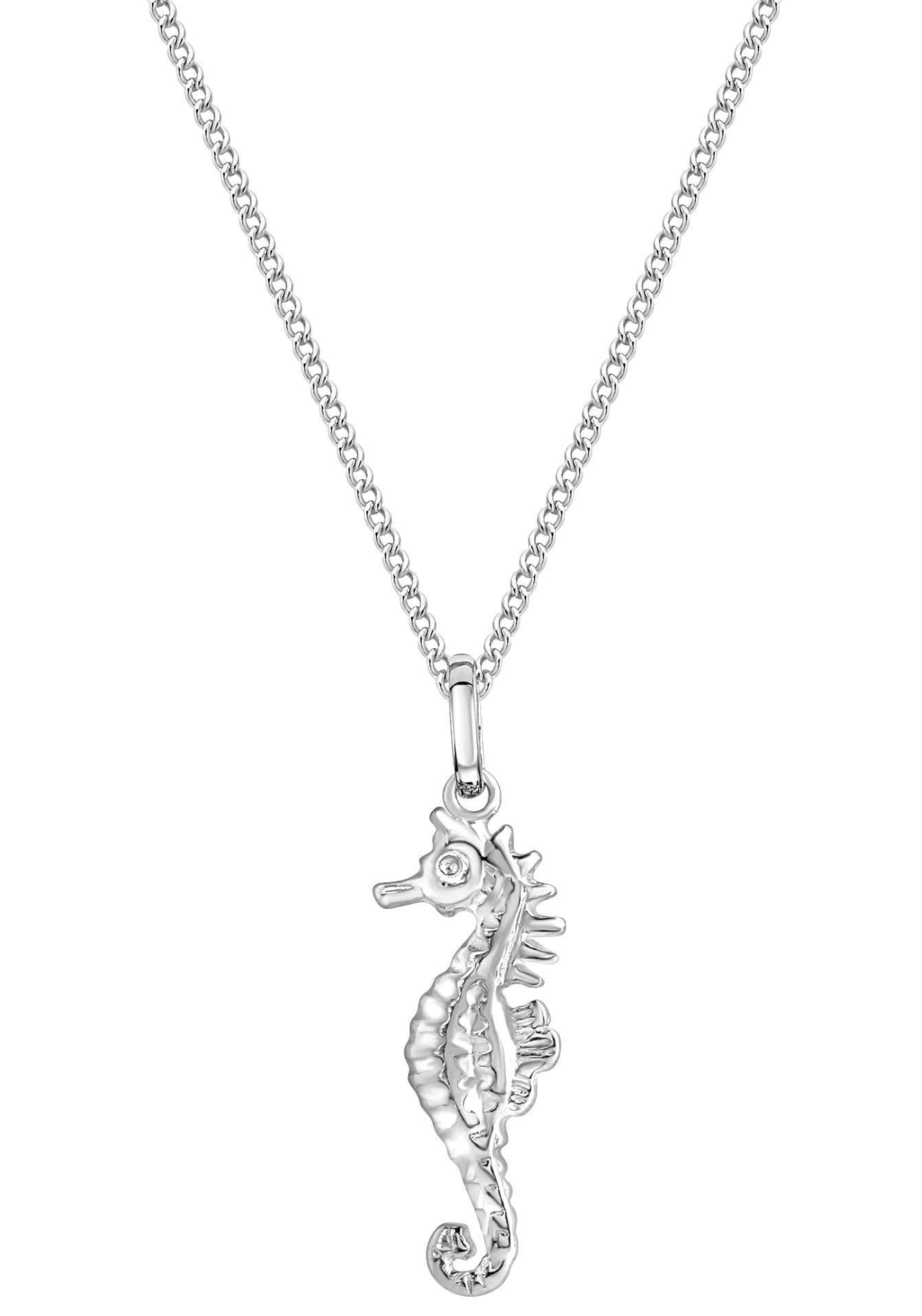 Firetti Kette mit Anhänger Schmuck Geschenk Silber 925 Halsschmuck Halskette Panzerkette Pferd