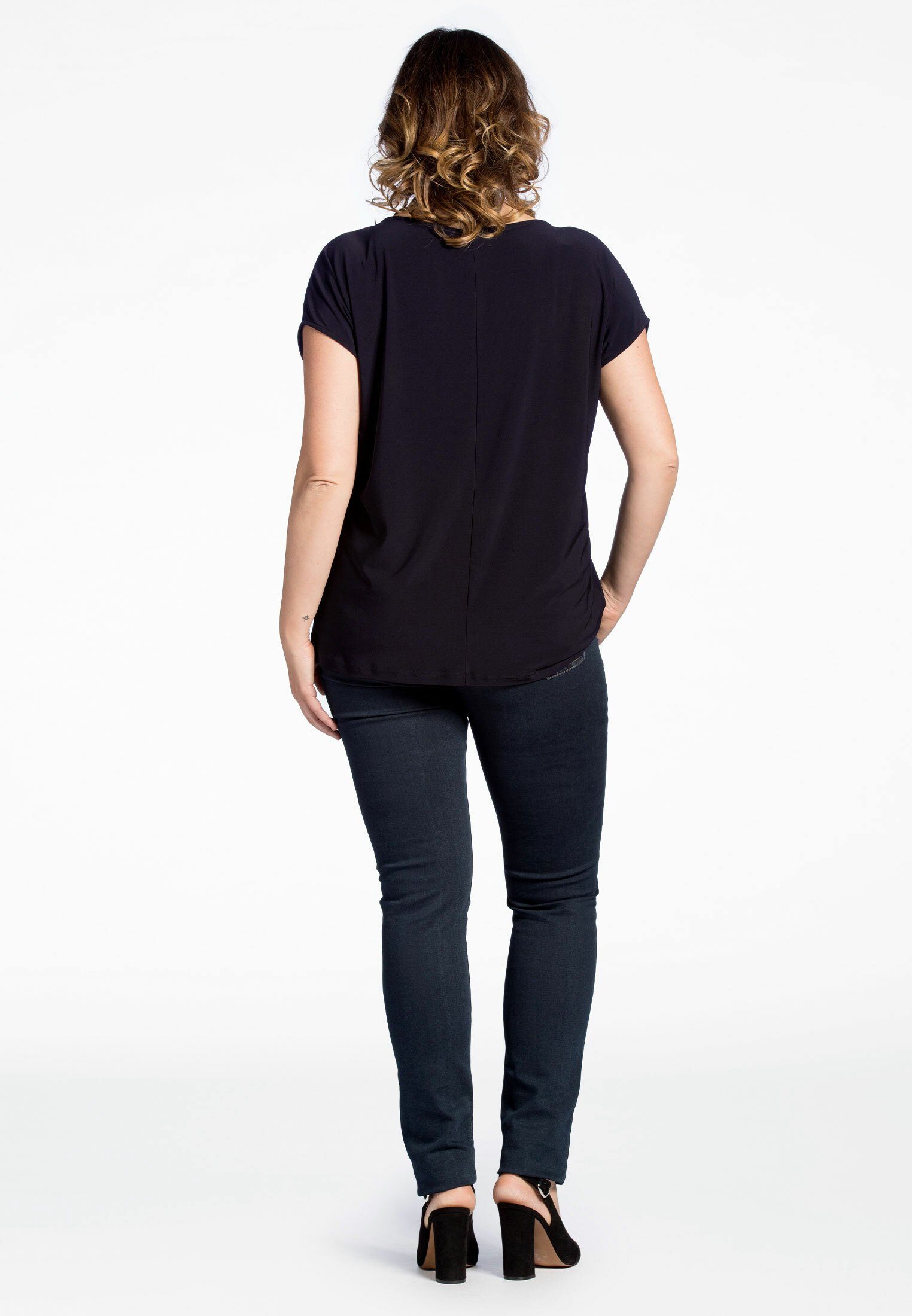 YOEK Langarmshirt Damen T-shirt Große Größen