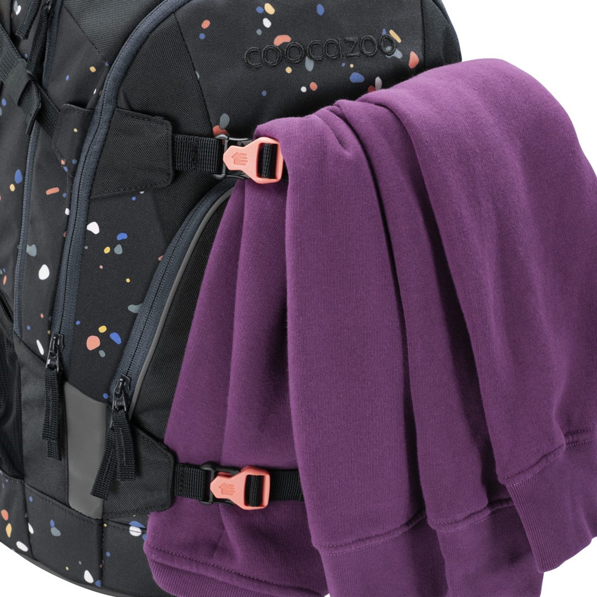 coocazoo Schulranzen Schulrucksack-Set MATE, Mäppchen Geldbörse (3-tlg)
