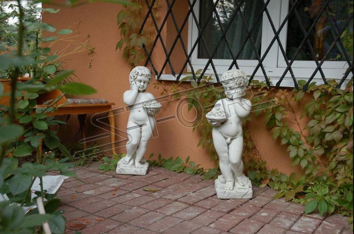 JVmoebel 72cm Statue Skulptur Dekoration Figuren Statuen Skulptur Garten Junge Figur
