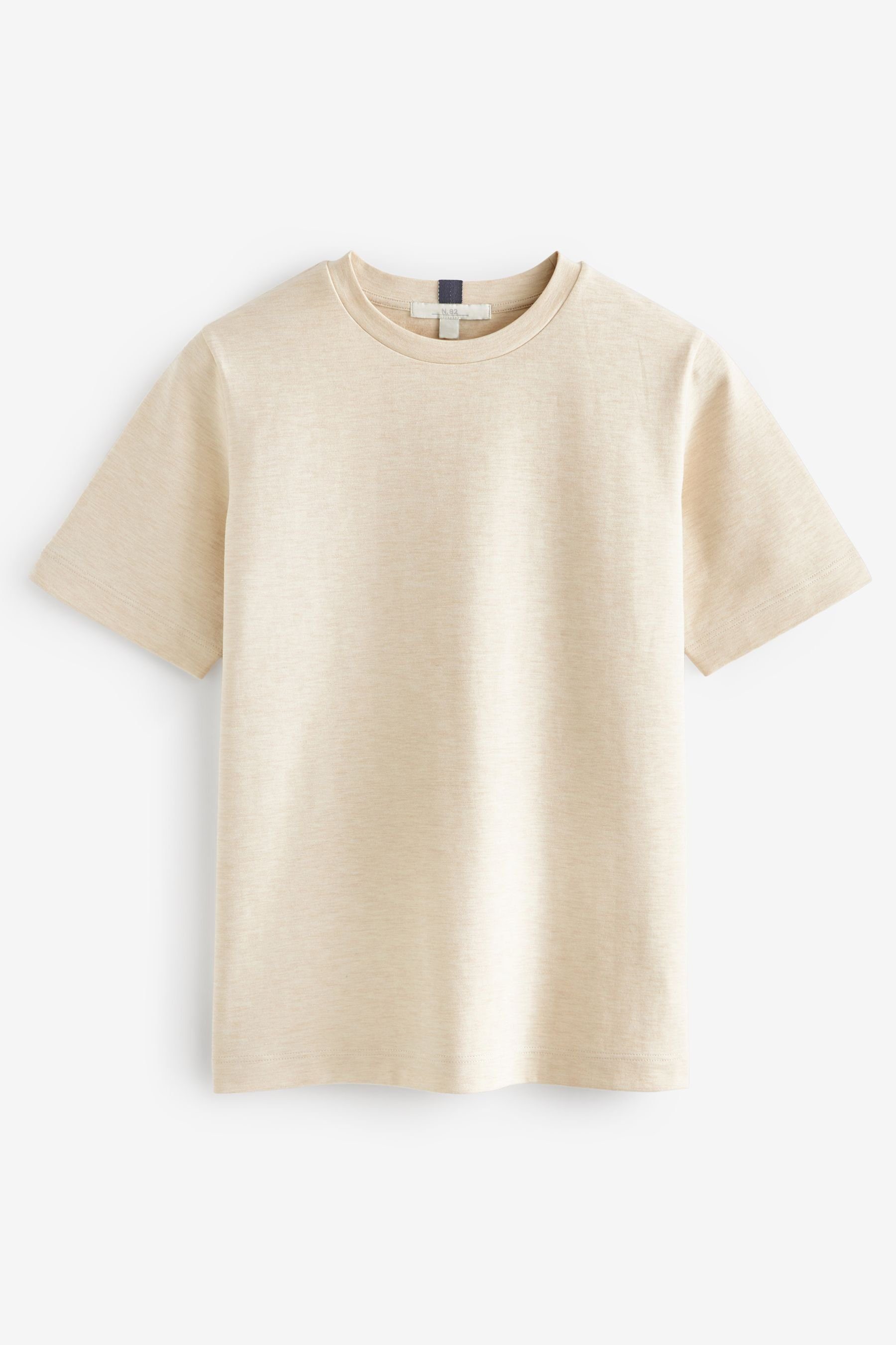 Next T-Shirt Schweres T-Shirt mit Rundhalsausschnitt günstig online kaufen
