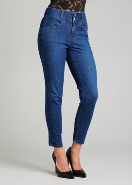 Schiffhauer Munich Skinny-fit-Jeans Monte Carlo mit Strassveredelung