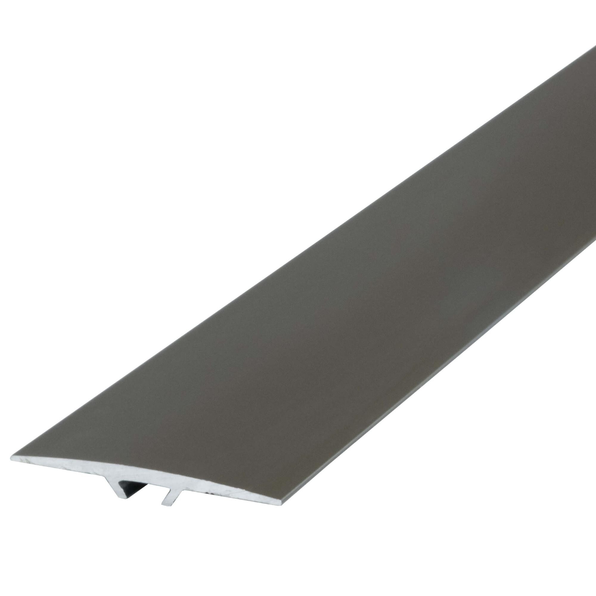 Dalsys Übergangsprofil (Aluminium, 1-St), Bodenleiste zum Schrauben - Holzoptik, Türschwelle
