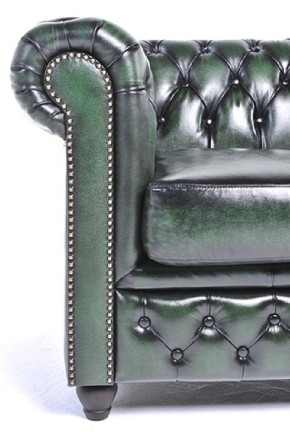 Chesterfield-Sofa, Couch Sofa Sitzer JVmoebel cm Sofa Chesterfield Design 300 6