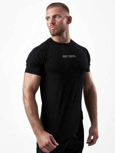 SATIRE GYM® Trainingsshirt »Fitness Slim Fit T-Shirt aus Baumwolle Herren mit Motiv« (1-tlg)