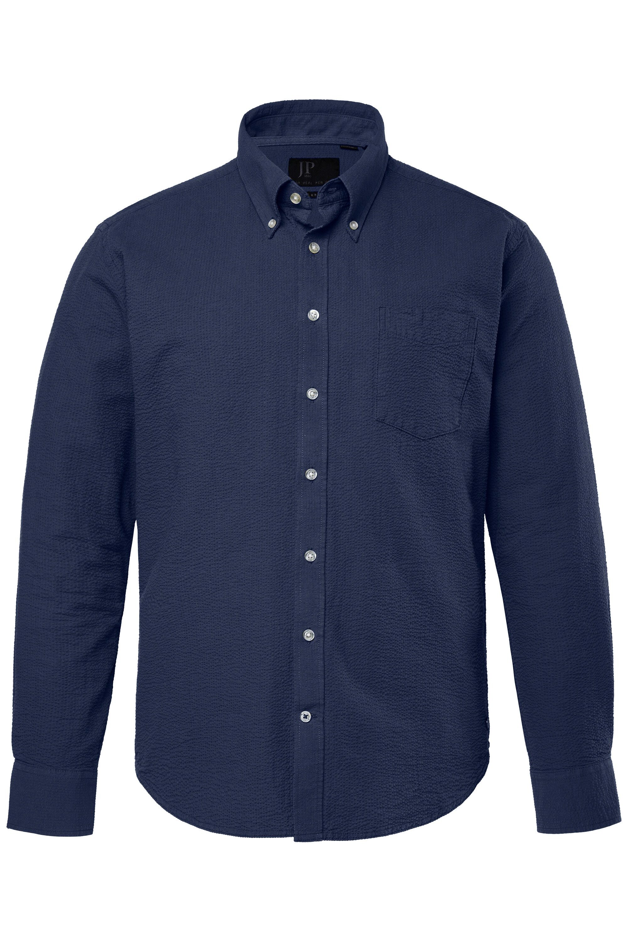 JP1880 Businesshemd JP1880 Seersucker-Hemd Langarm Buttondown-Kragen günstig online kaufen