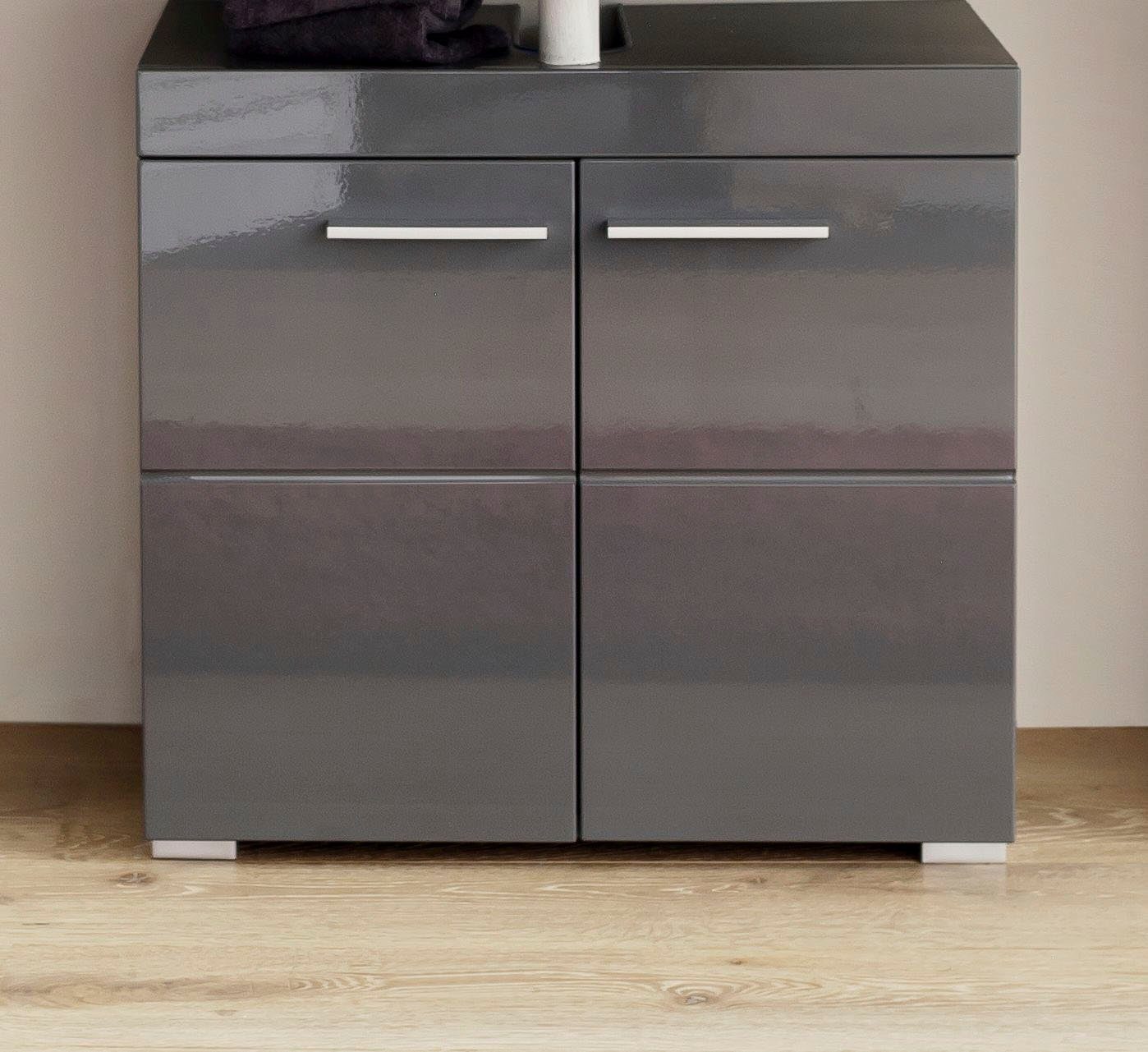 welltime Waschbeckenunterschrank Avena Waschtisch 2türig- Aussparung 26/8 c günstig online kaufen