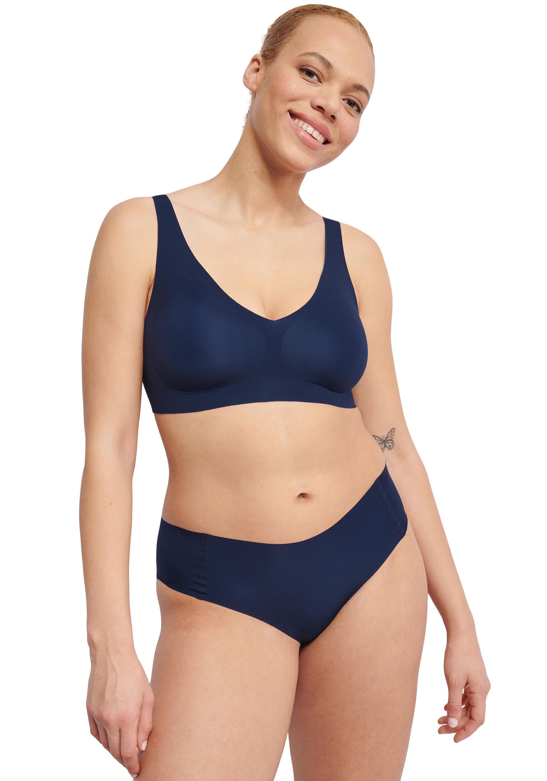 sloggi Bralette ZERO Feel 2.0 nahtlos, herausnehmbare Pads, Mikrofaser, dop günstig online kaufen