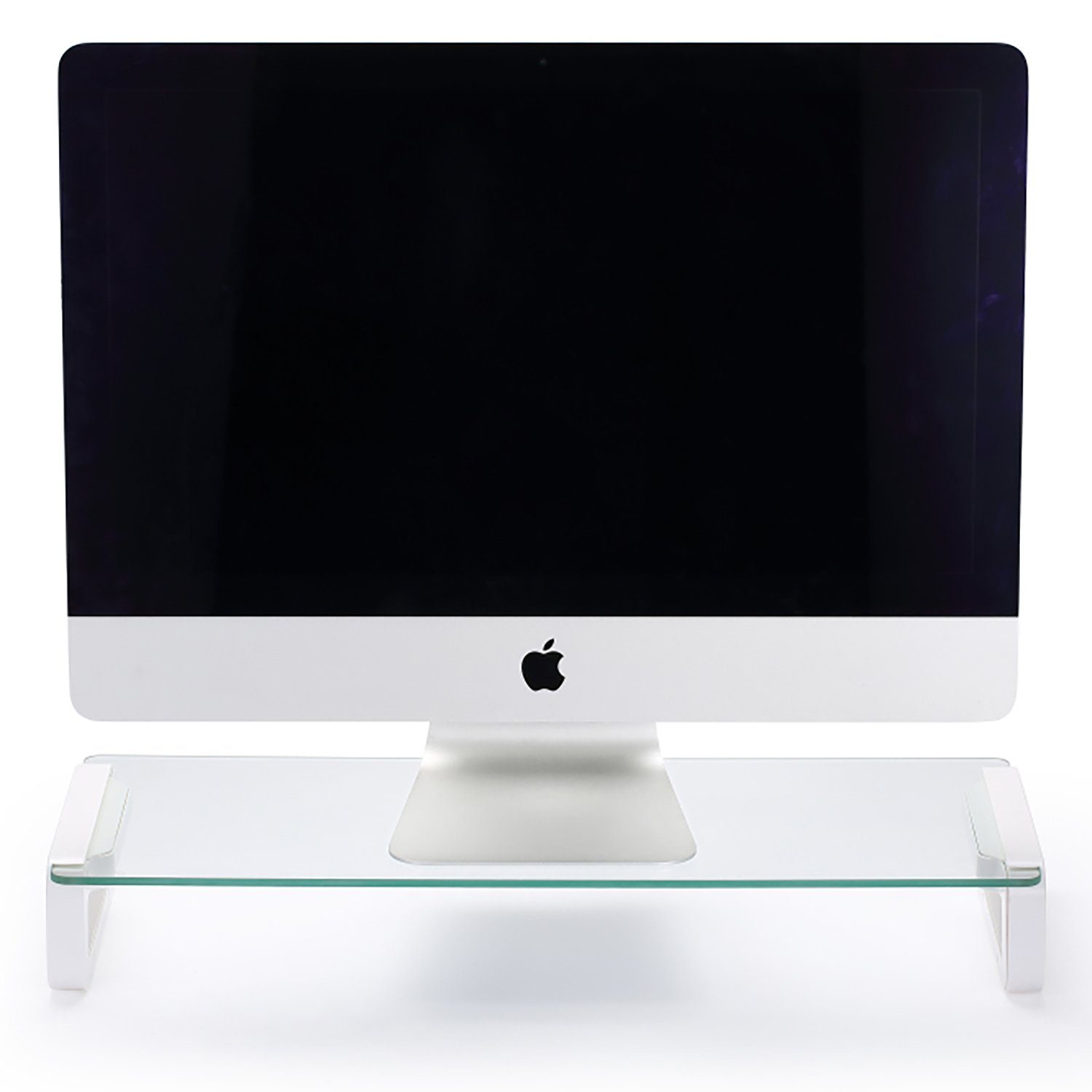 für Aluminium Gartengerätehalter MacBook, Monitorständer Plexiglas SLABO Notebook iMac, Monitor,