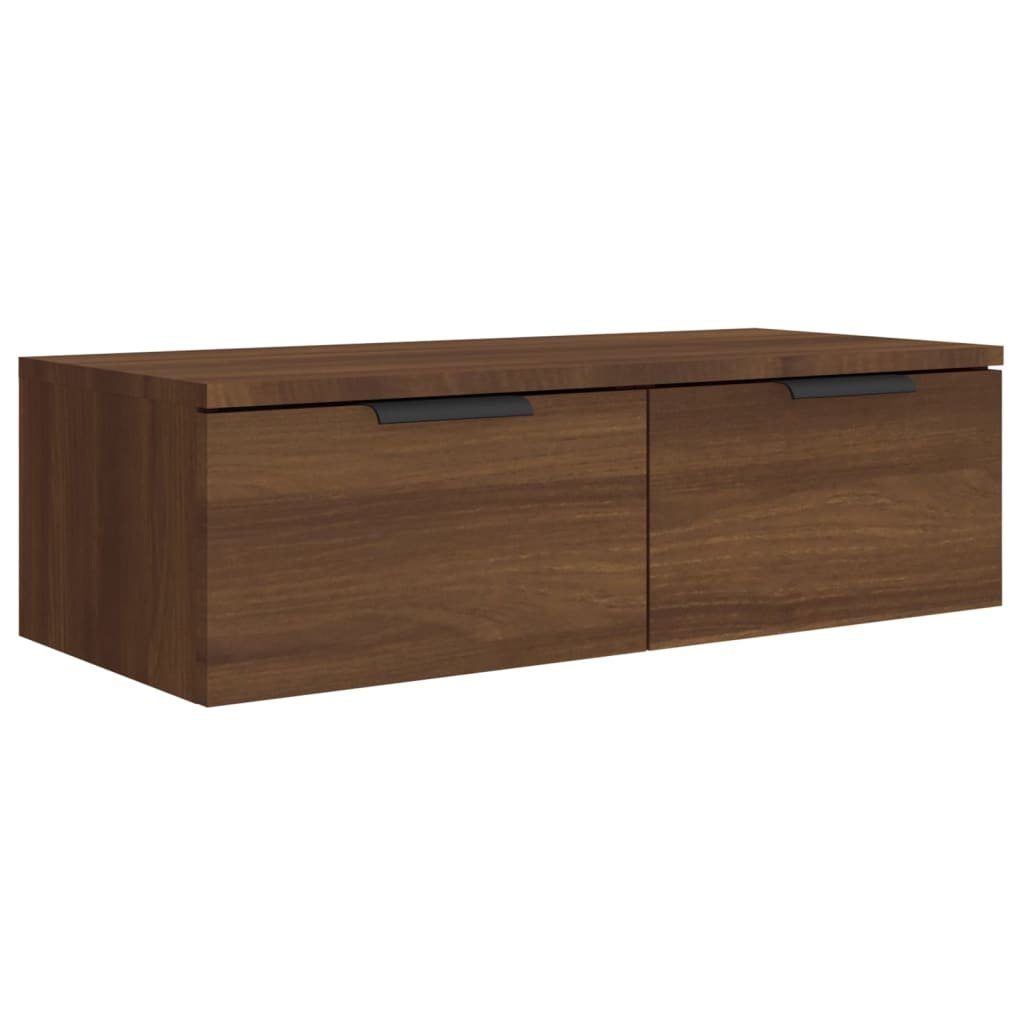 Holzwerkstoff, Eiche Wandschrank vidaXL 1-tlg. Braune cm Regal Braun 68x30x20 Eichen-Optik