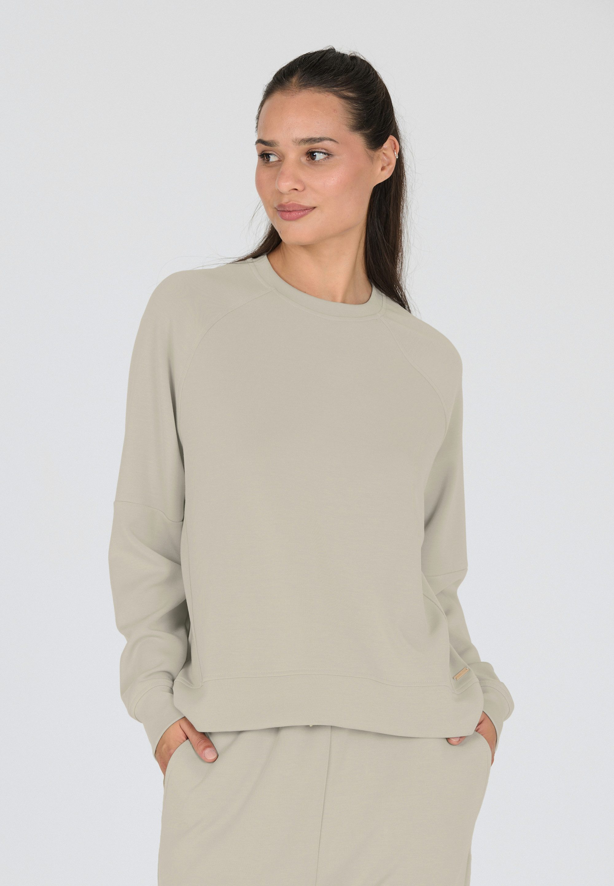 Sweatshirt Jacey W Crew Neck Pigeon