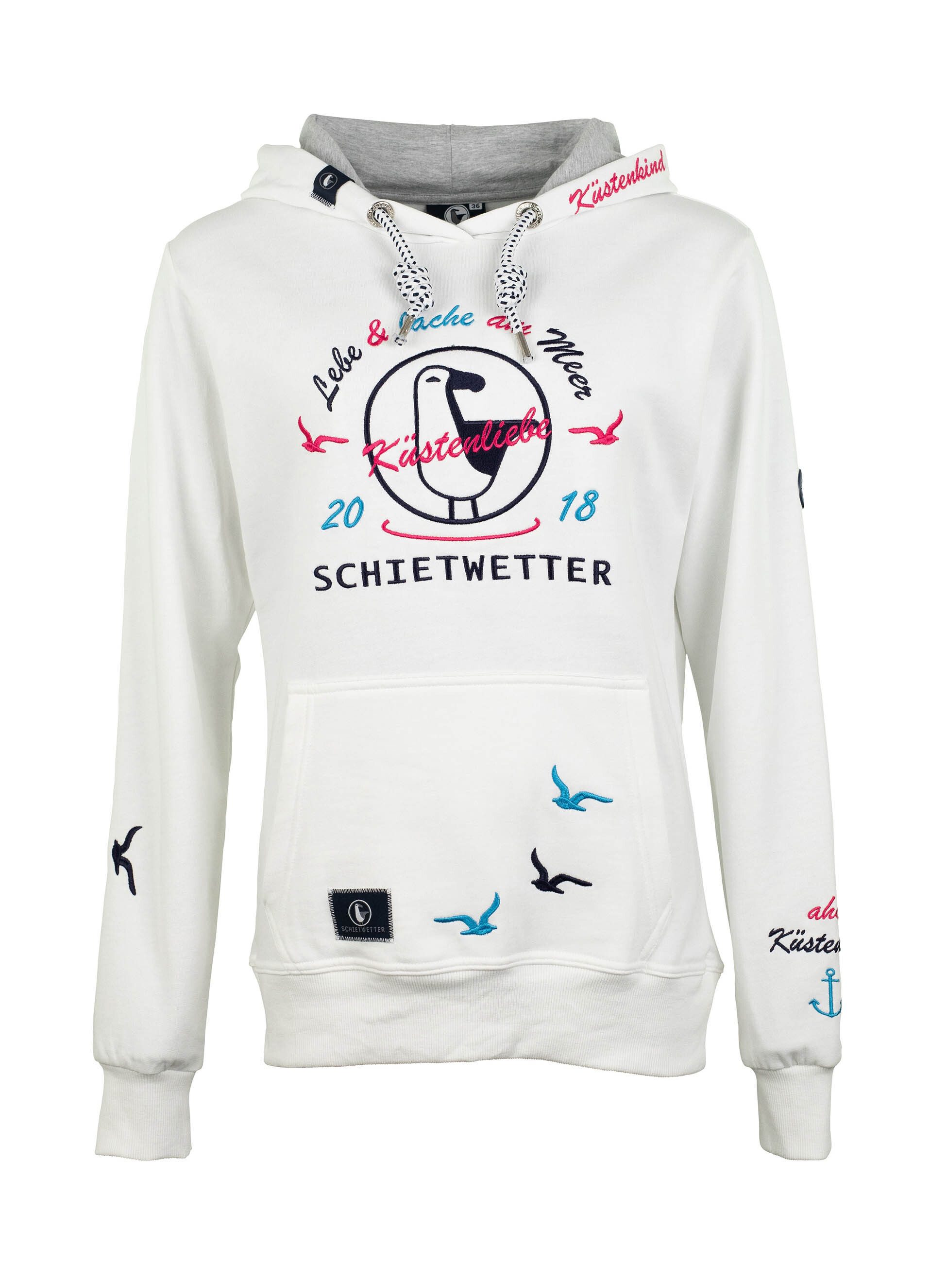 Schietwetter Kapuzenpullover Damen Hoodie Finja Flüstertüte günstig online kaufen