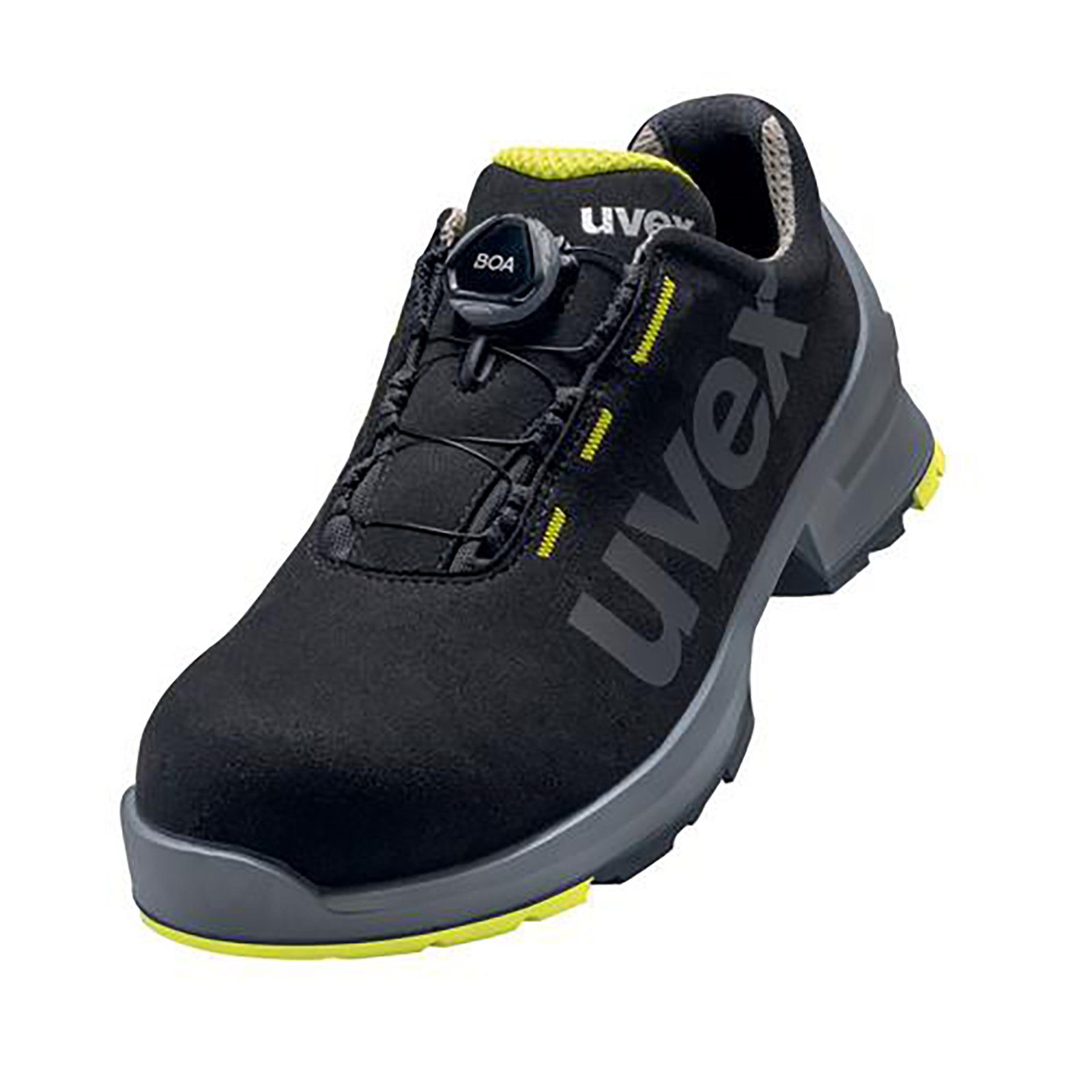 1 Halbschuhe S2 schwarz, gelb Weite 12 Sicherheitsschuh