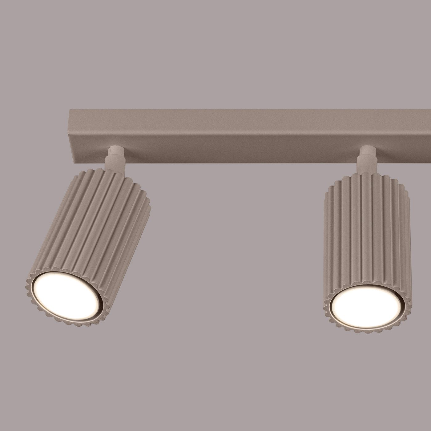 SOLLUX lighting Deckenleuchte Plafond Karbon 3L Taupe, Nicht enthalten – Bild 5 von 5