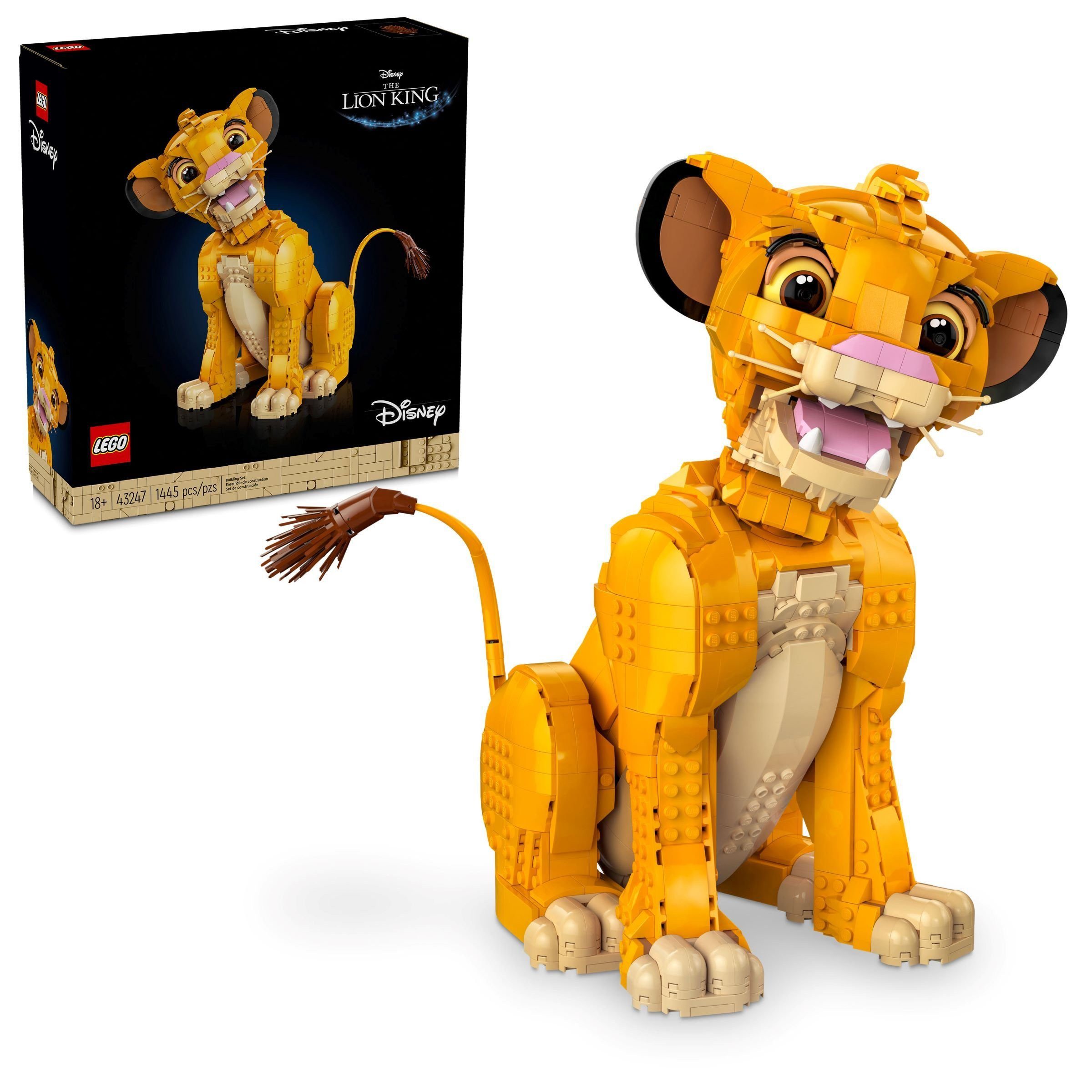 LEGO® Disney - Simba, der junge König der Löwen (43247) Konstruktions-Spielset, (1445 St., LEGO 43247)