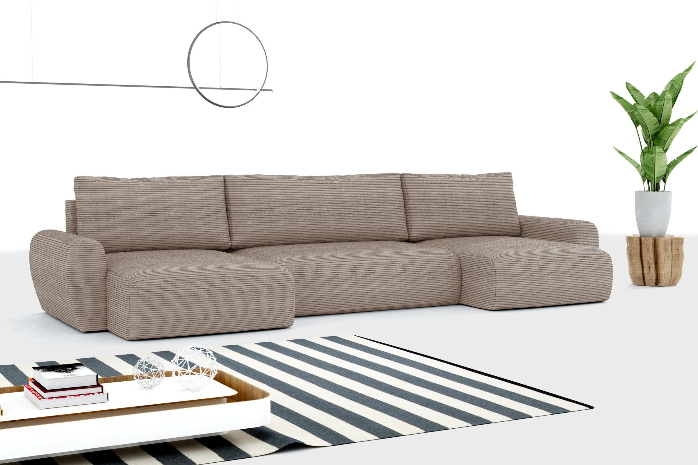 Deine Möbel 24 Big-Sofa HEIDI U günstig online kaufen
