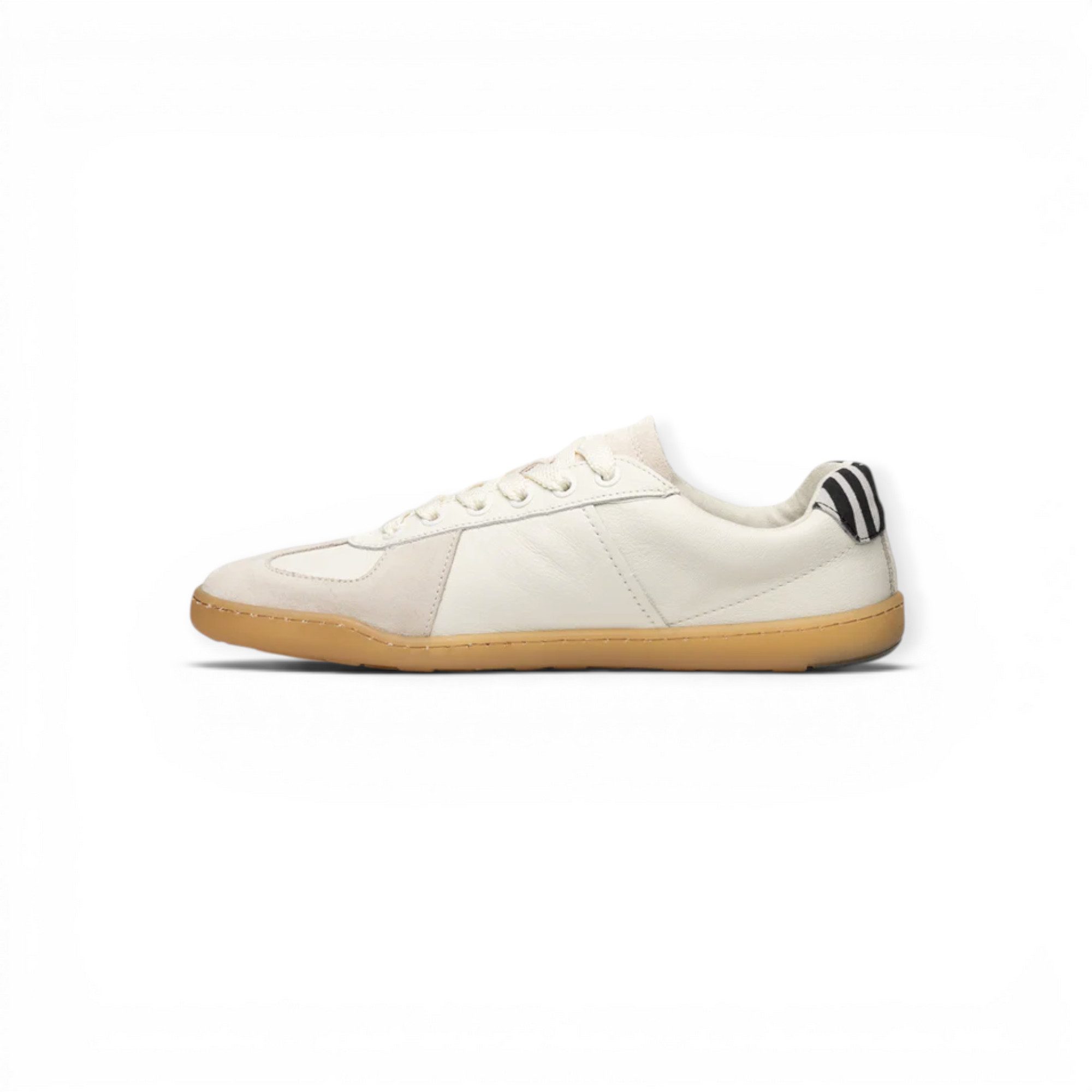 BLUSUN BLSN-200W (Veloursleder, flexible Sohle) weiss/zebra Damen Barfußschuh