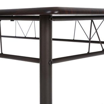 Daskoo Esstisch Essgruppe Paul, (5-tlg), Esstisch Küchentisch mit 4 Stühlen, 110 * 70 * 76 cm