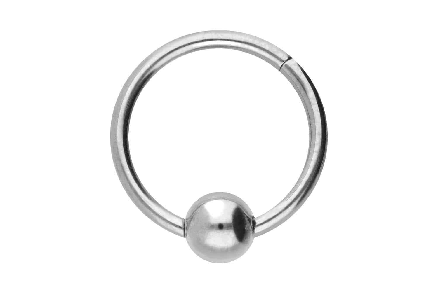 Piercing-Set Chirurgenstahl Segmentring Clicker KUGEL