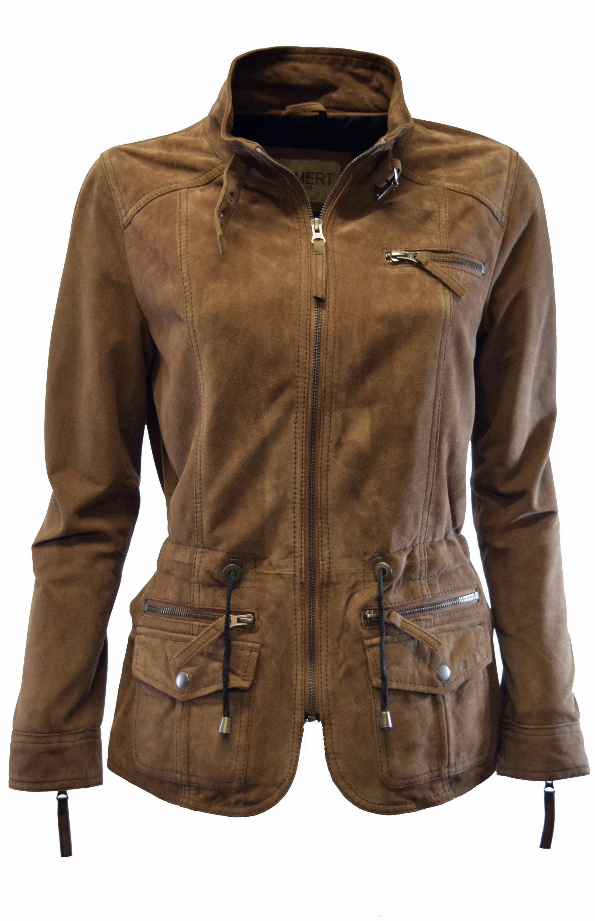 Zimmert Leather Lederjacke Lana Stehkragen