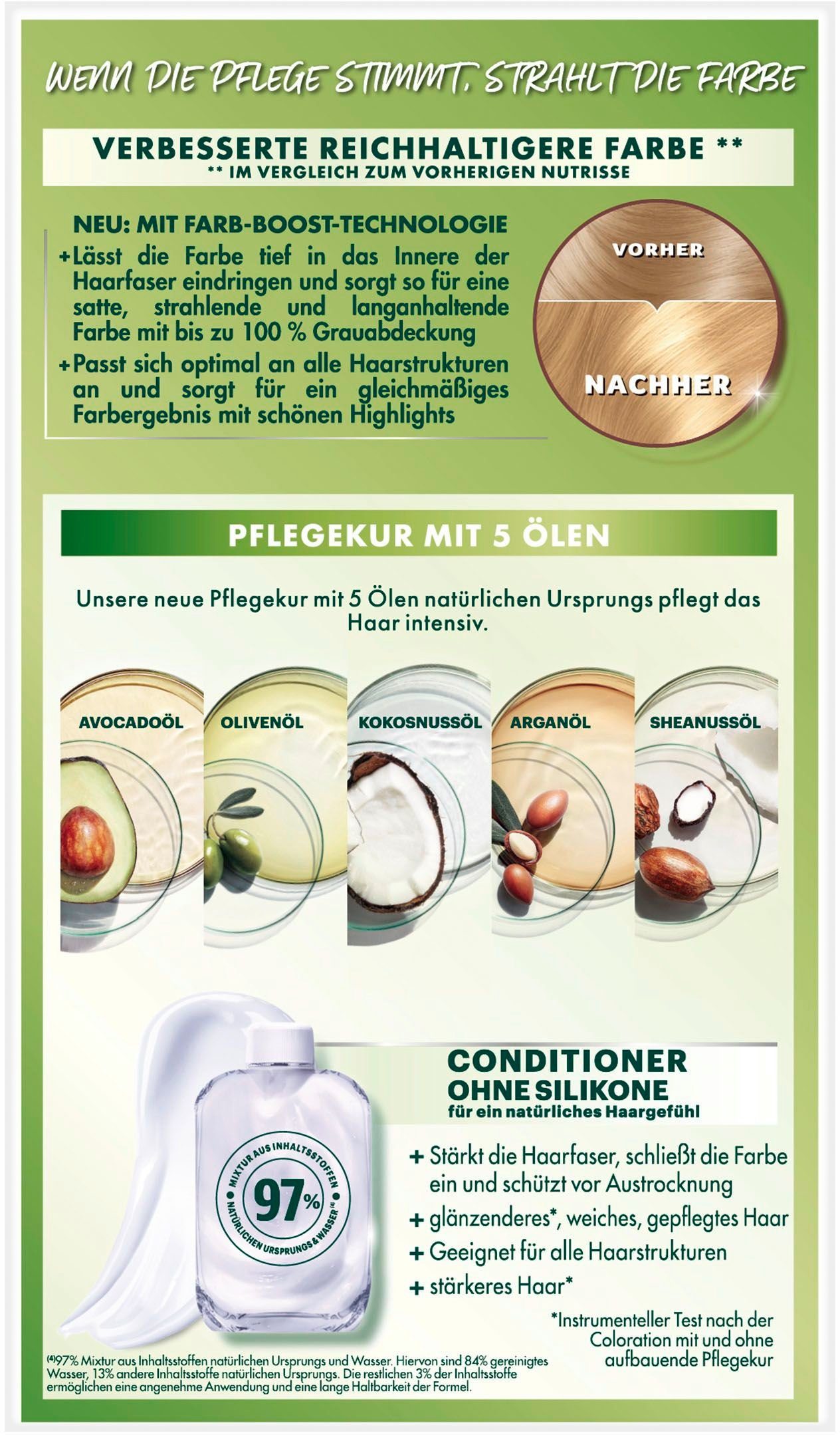 9.3 Nutrisse Creme Coloration GARNIER Hellgoldblond