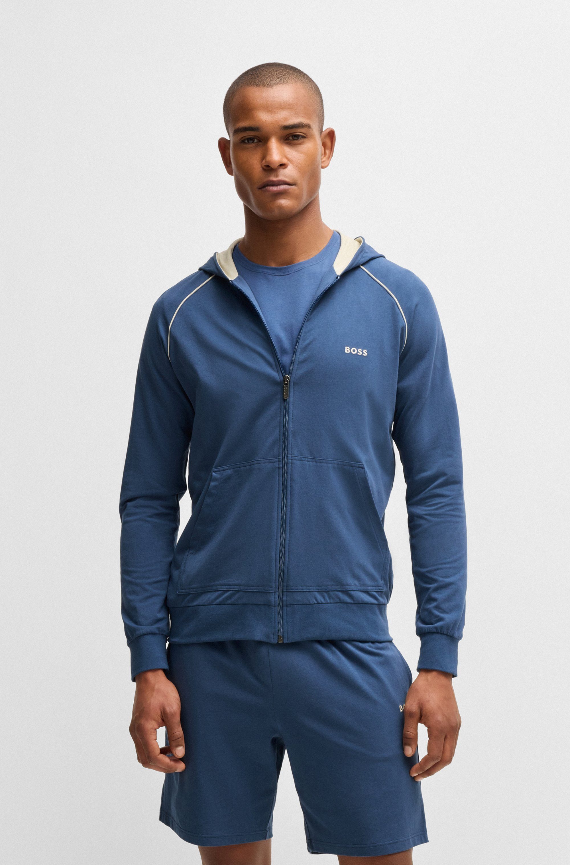 BOSS Kapuzensweatjacke Mix&Match Jacket H mit günstig online kaufen