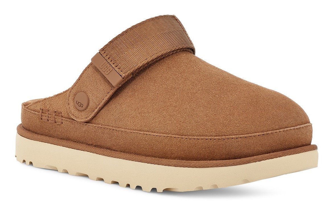 UGG Unisex W GOLDENSTAR CLOG Clog Homeslippers, Plateauschuh, Mule mit schwenkbarem Fersenriemen