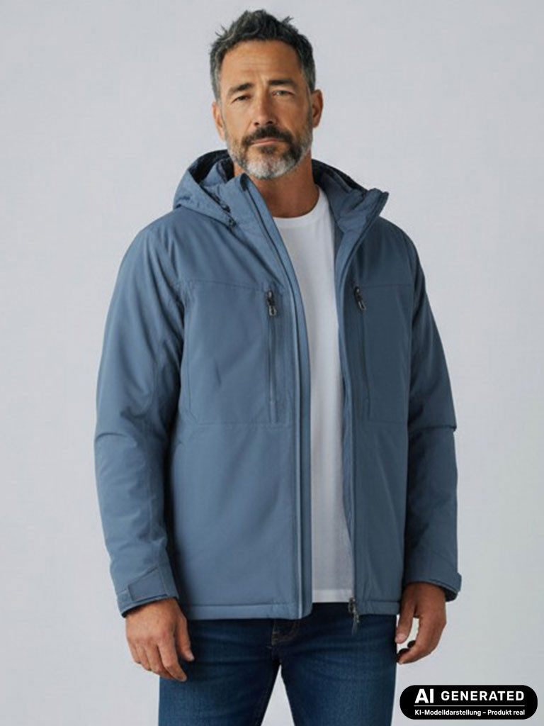 Blue Wave Funktionsjacke Neven Herren Outdoor-Jacke Neven mit abnehmbarer Kapuze - Wasserdicht