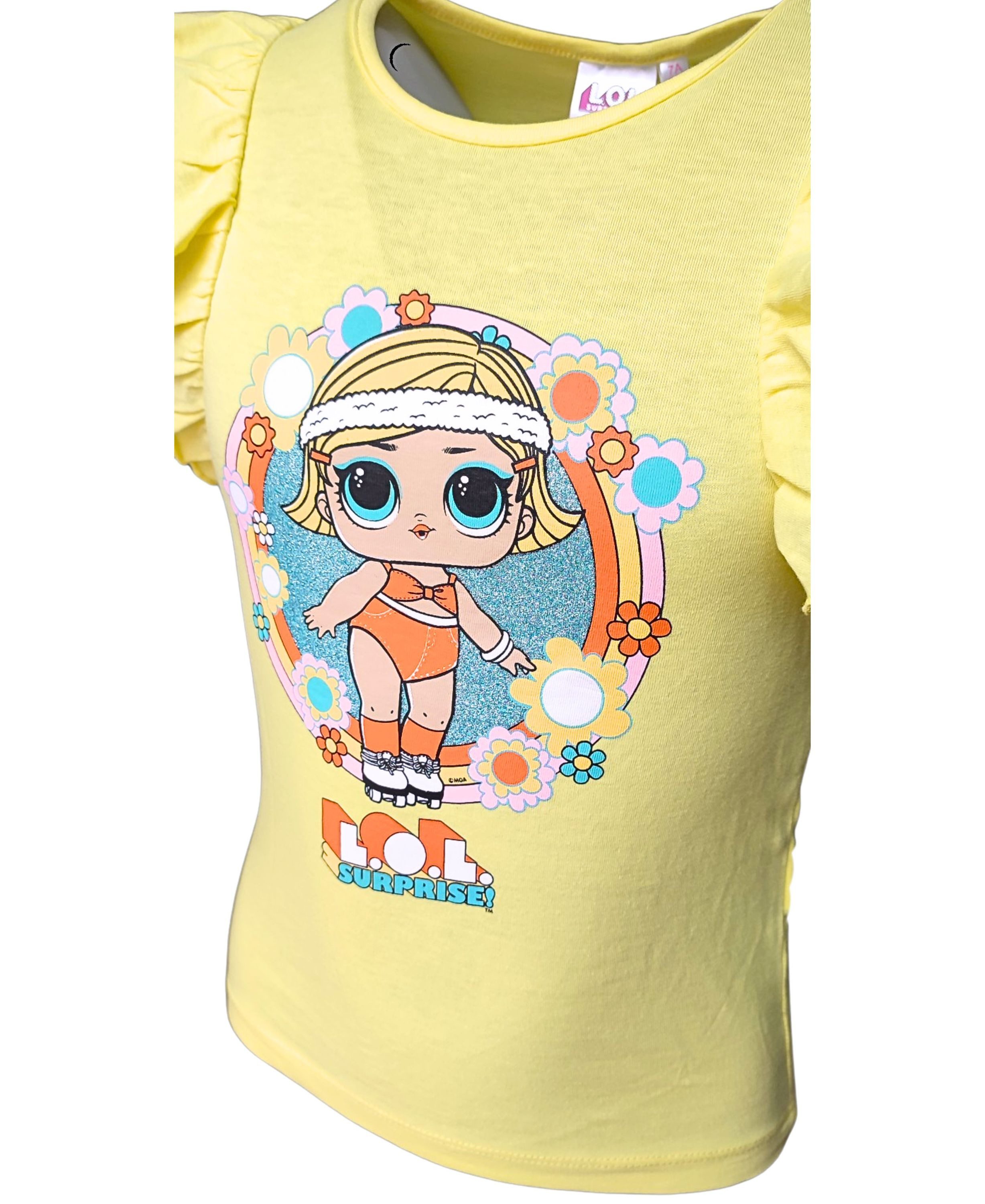L.O.L. SURPRISE! T-Shirt Swim Team Mädchen Top mit Rüschen Gr. 110 - 134 cm